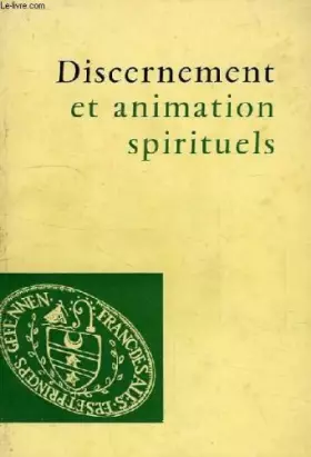 Couverture du produit · Discernement et animation spirituels