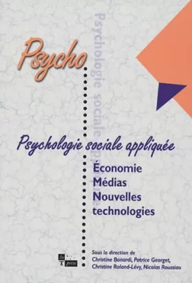 Couverture du produit · Psychologie sociale appliquée : Économie, médias et nouvelles technologies