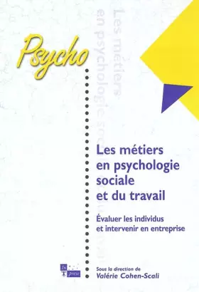 Couverture du produit · Métiers en psychologie sociale et du travail