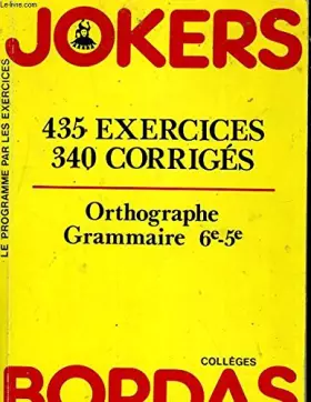 Couverture du produit · Orthographe-grammaire, 6e-5e