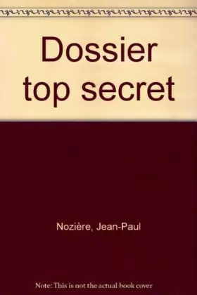 Couverture du produit · Dossier top secret