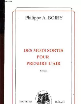 Couverture du produit · Des mots sortis pour prendre l'air
