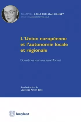 Couverture du produit · L'union européenne et l'autonomie locale et régionale