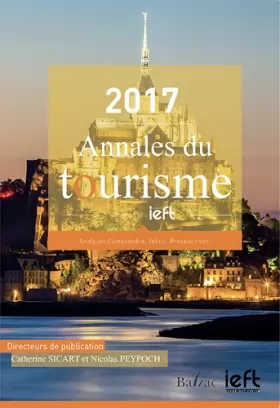 Couverture du produit · 2017 Annales du Tourisme