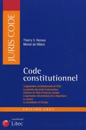 Couverture du produit · Code constitutionnel 2003 (ancienne édition)