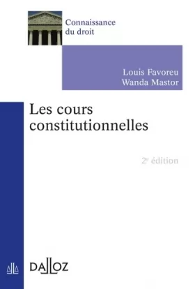 Couverture du produit · Les cours constitutionnelles. 2e éd.