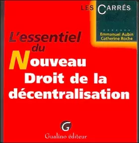 Couverture du produit · L'essentiel du Nouveau Droit de la décentralisation