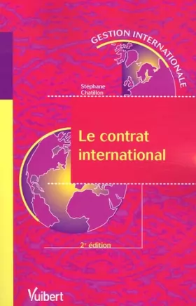 Couverture du produit · Le contrat international