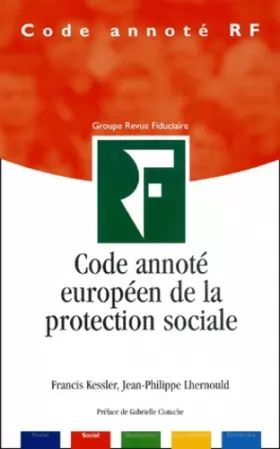 Couverture du produit · Code annoté européen de la protection sociale