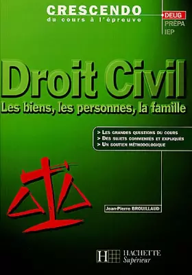 Couverture du produit · Droit civil. Biens, personnes, famille