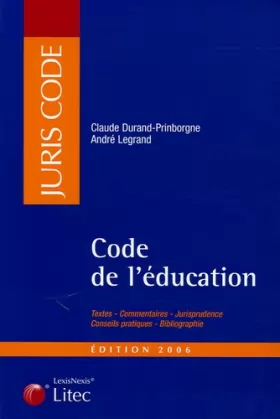 Couverture du produit · Code de l'éducation (ancienne édition)