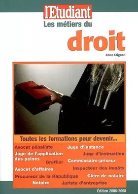 Couverture du produit · Les métiers du droit
