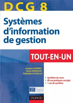 Couverture du produit · DCG 8 - Systèmes d'information de gestion - Tout-en-un: Tout en un