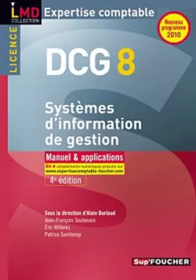 Couverture du produit · DCG 8 Système d'information de gestion Manuel et applications 4e édition