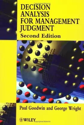 Couverture du produit · Decision Analysis for Management Judgement