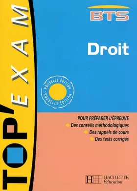 Couverture du produit · Droit BTS Tertiaires