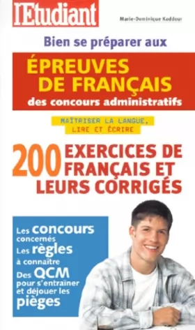 Couverture du produit · Bien se préparer aux épreuves de français aux concours administratifs