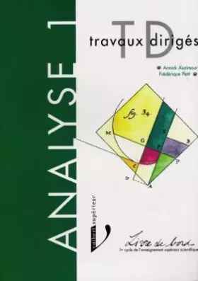 Couverture du produit · Analyse : Livre de bord - 1er cycle de l'enseignement supérieur scientifique