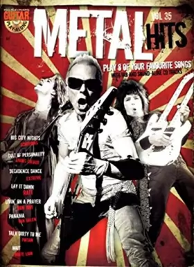 Couverture du produit · Guitar Play-Along Vol.035 Metal Hits Tab + Cd