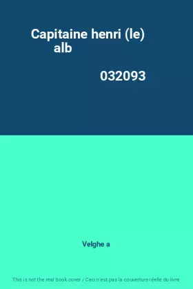Couverture du produit · Capitaine henri (le)       alb                                                                032093
