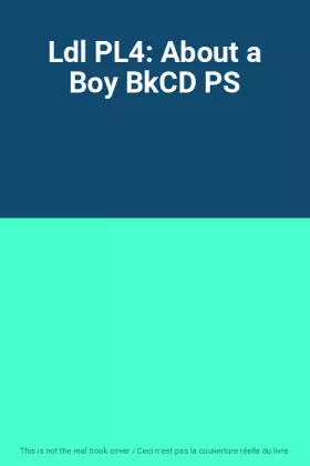 Couverture du produit · Ldl PL4: About a Boy BkCD PS