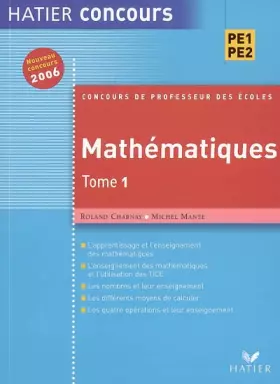 Couverture du produit · Mathématiques Nouveau concours 2006 : Tome 1