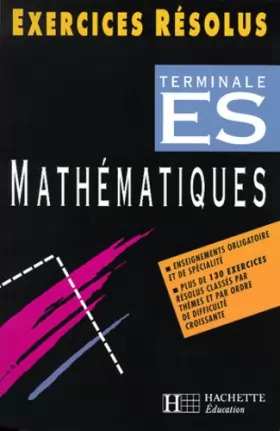 Couverture du produit · Maths, Terminale ES