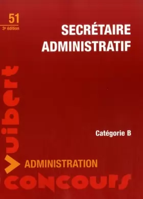 Couverture du produit · Secrétaire administratif : Catégorie B