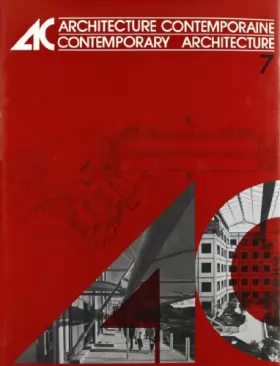 Couverture du produit · Architecture Contemporaine/Contemporary Architecture