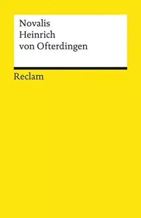 Couverture du produit · Heinrich Von Ofterdingen (German Edition) by Novalis(2007-02-24)