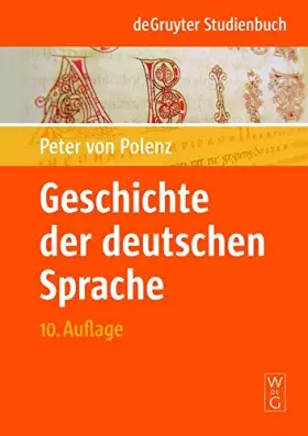 Couverture du produit · Geschichte der deutschen Sprache: Erw. Neubearb. d. fruheren Darst. von Hans Sperber (Sammlung Goschen Bd. 2206) (German Editi