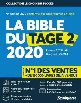 Couverture du produit · Bible du tage 2 2020