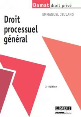 Couverture du produit · Droit Processuel général
