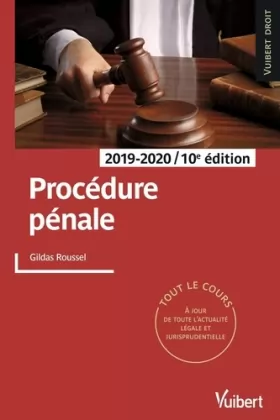 Couverture du produit · Procédure pénale 2019-2020 - Tout le cours à jour des dernières réformes