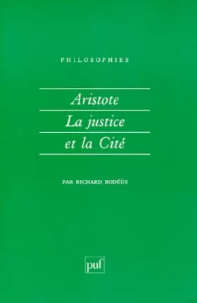 Couverture du produit · Aristote : La justice et la cité