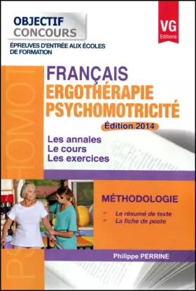 Couverture du produit · Français Ergothérapie Psychomotricité