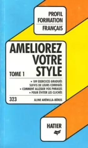 Couverture du produit · Améliorez votre style - Tome 1
