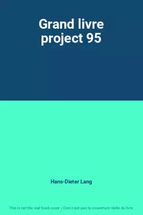 Couverture du produit · Grand livre project 95