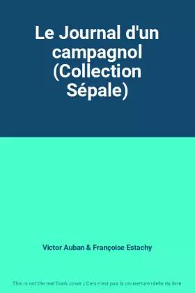 Couverture du produit · Le Journal d'un campagnol (Collection Sépale)