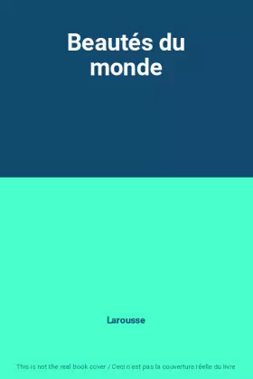 Couverture du produit · Beautés du monde