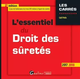 Couverture du produit · L'essentiel du droit des sûretés