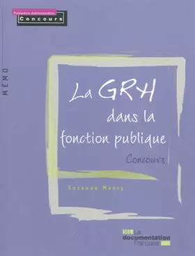 Couverture du produit · La GRH dans la fonction publique - Mémo