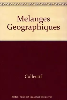 Couverture du produit · Mélanges géographiques
