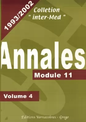 Couverture du produit · Annales 1993-2002: Volume 4, Module 11