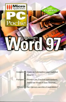 Couverture du produit · Word 97 : Microsoft