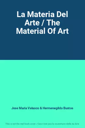 Couverture du produit · La Materia Del Arte / The Material Of Art