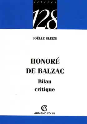 Couverture du produit · Honoré de Balzac: Bilan critique