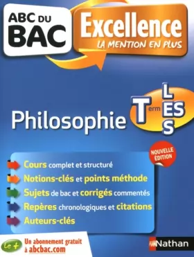 Couverture du produit · ABC du BAC Excellence Philosophie Term L-ES-S