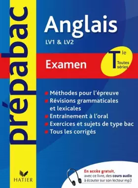 Couverture du produit · Anglais Tle toutes séries LV1 et LV2 : Examen