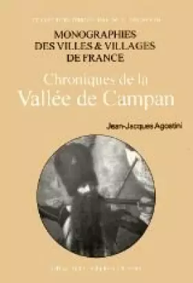 Couverture du produit · Chroniques de la vallée de Campan
